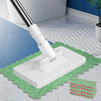 💥 LETZTER TAG! 50% RABATT 💥 Einweg-Staubmopp mit 5 wiederverwendbaren Bezügen 🧹✨ -Remifa®