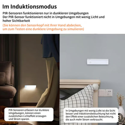 🏆💡Bohrfreie intelligente Sensor magnetische aufladbare LED-Leuchte -Remifa®