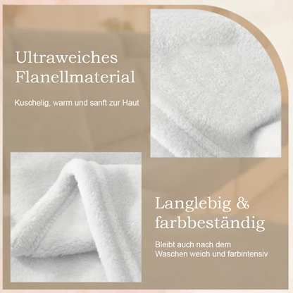 🎉Neujahrsdeal! 50% Rabatt🎁Niedlicher lächelnder Dinosaurier HD Digitaldruck Flanell -Sugoola®