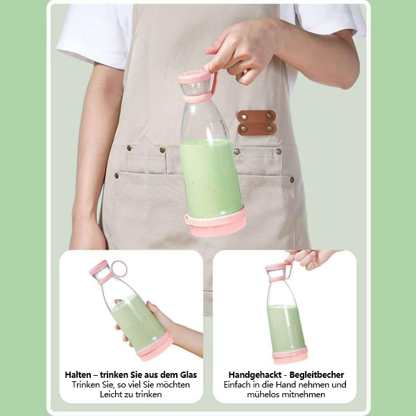 💥Neujahrsangebot 50% Rabatt💥Bestseller Tragbarer Entsafter | Frischer Saft überall und jederzeit 🍎 -Remifa®