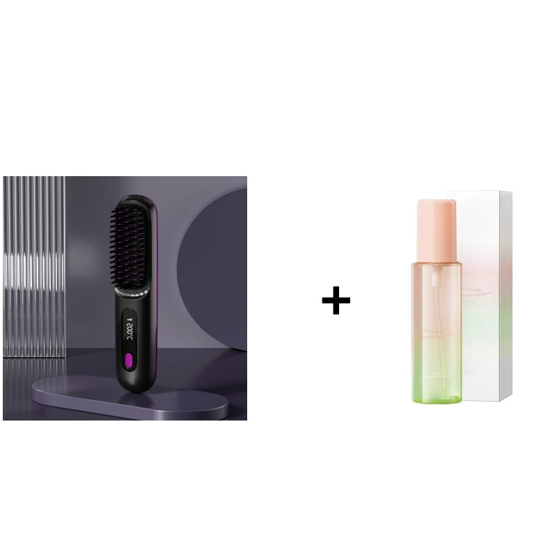 💖Neujahrs-Sonderangebot: 50 % Rabatt💖 Kabelloser, keramisch beheizter Haarglätter-Kamm -Remifa®