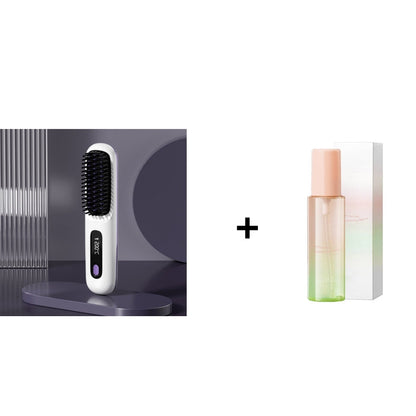 💖Neujahrs-Sonderangebot: 50 % Rabatt💖 Kabelloser, keramisch beheizter Haarglätter-Kamm -Remifa®