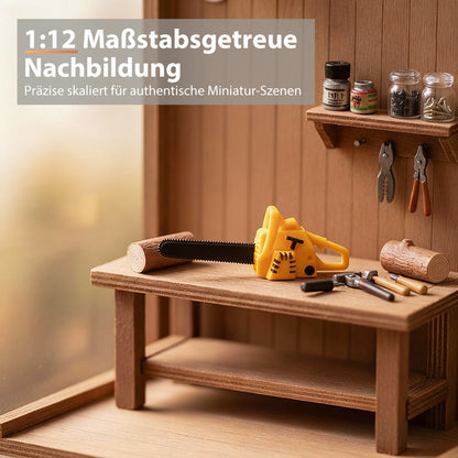 🔥Stilvolles Miniatur-Kettensägenmodell