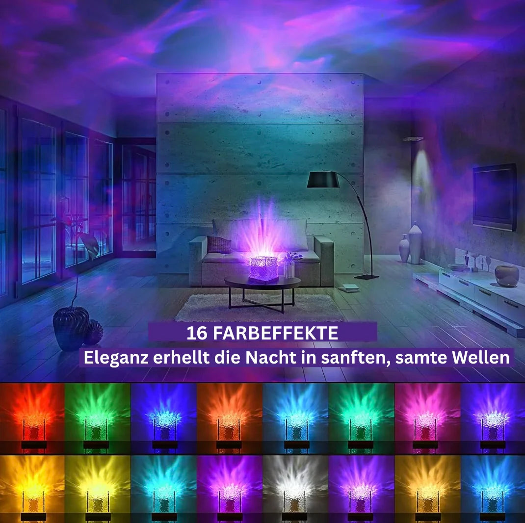 💥2026 Aktion: 50% Rabatt💥Nordlicht-Traum Projektor 2026 – 16-Farben-Aurora-Lampe, stimmungsvolle Beleuchtung für Schlafzimmer, moderne Deko-Leuchte für Zuhause