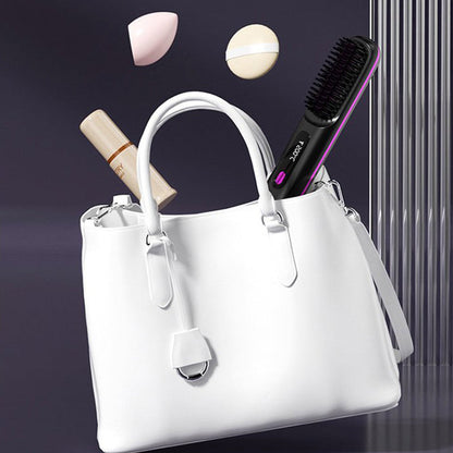 💖Neujahrs-Sonderangebot: 50 % Rabatt💖 Kabelloser, keramisch beheizter Haarglätter-Kamm -Remifa®